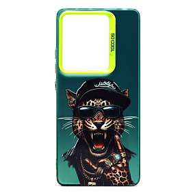 Силиконовый чехол Xiaomi Poco M6 Pro 4G/Redmi Note 13 Pro 4G PC094 леопард