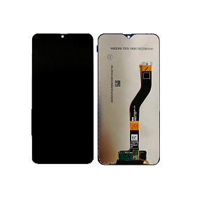 Дисплей для телефона Samsung A107F (A10s) в сборе с тачскрином Черный - Оригинал