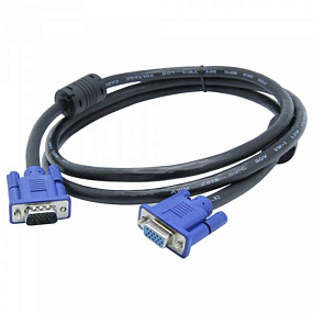 Кабель VGA (мама) - VGA (папа) (мониторный 5м)