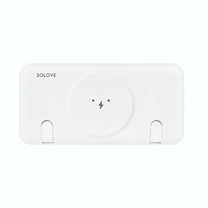 Портативное зарядное устройство Xiaomi Solove 10000 mAh Lightning Type-C 20W магнитный 3A белый