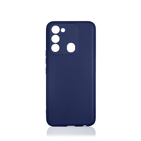 Силиконовый чехол Tecno Spark 8C/GO DF синий