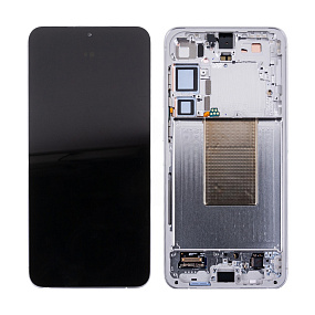 Дисплей для телефона Samsung S926B (S24+) модуль Черный - Оригинал (SP)