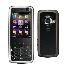 корпус для телефона Nokia N77+ср.часть (черный)