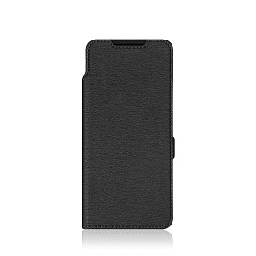 Чехол-книжка DF под кожу Xiaomi Poco X6 Pro 5G черный