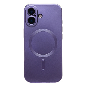 Кейс iPhone 17 силикон SafeMag SM020 фиолетовый