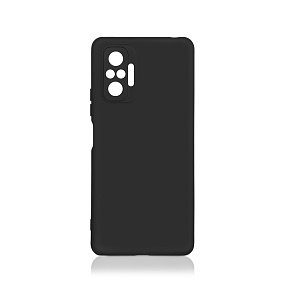 Силиконовый чехол Xiaomi Redmi Note 10 Pro DF черный
