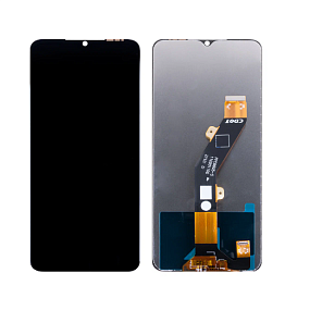 Дисплей для телефона Tecno Spark 10 4G/10C (Kl5q/Kl5m) в сборе с тачскрином Черный