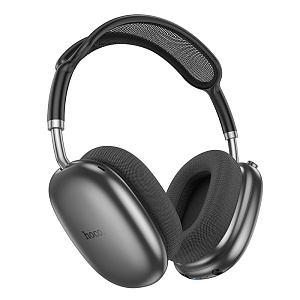 Bluetooth-наушники Hoco W55 Plus полноразмерные (шумоподавление) серые