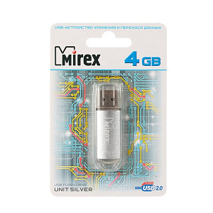 4Gb Mirex Unit серебро 2.0