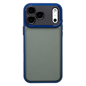 Кейс iPhone 17 Pro Max силикон PC090 синий