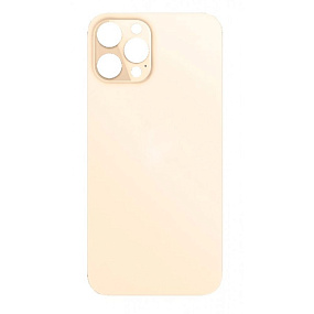 Задняя крышка iPhone 12 Pro Max (стекло) золотой orig fabric