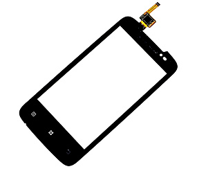 Сенсор для телефона Lenovo A390 Черный