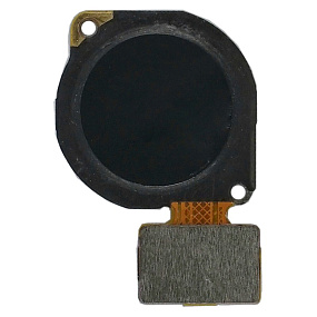 Шлейф Huawei P30 Lite/Y6p/Y6 2019/Honor 10 Lite/Honor 9A сканер отпечатка пальцев Черный