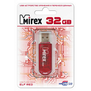 32Gb Mirex Elf красная 2.0