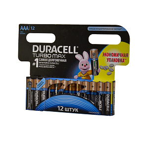 Батарейка ААА Duracell Turbo LR3 12BL 1шт