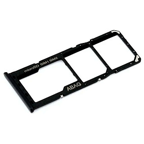 Контейнер SIM Samsung A022G (A02) Черный