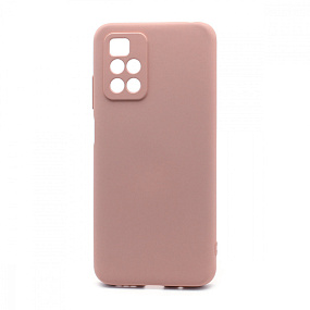 Силиконовый чехол Xiaomi Redmi 10 New Era светло-розовый