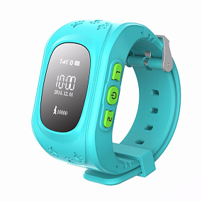Часы Smart Baby Watch Q50 (sim, android, ios, 2G, GPS) бирюзовые
