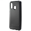 Силиконовый чехол для Samsung A405 Galaxy A40 SC149 карбон черный