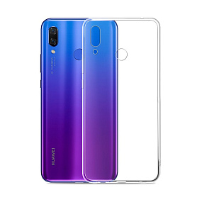 Силиконовый чехол Honor 10 Lite/P Smart 2019 прозрачный