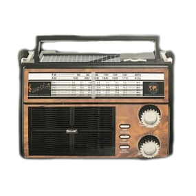 Радиоприемник GOLON RX-BT626S коричневый(УЦЕНКА)потертости, царапины