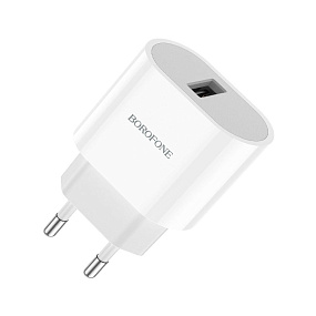 СЗУ-USB Borofone BA62A 1 выход 2.1А белый