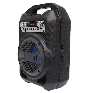 Колонка BS12 (Bluetooth/MicroSD/USB/FM/AUX) черная