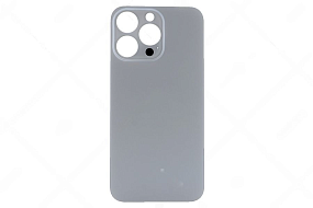 Задняя крышка iPhone 13 Pro Max (стекло) голубой - orig fabric