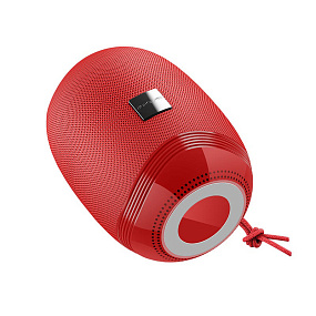 Колонка Borofone BR6 (Bluetooth/MicroSD/USB/FM/AUX) 5W красная