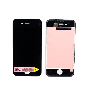 Дисплей для телефона iPhone 4S в сборе Черный - AA