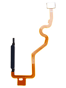 Шлейф Tecno Spark 20C (BG7n) сканер отпечатка пальцев Черный