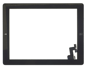 Сенсор для планшета iPad 2 Черный - AA