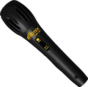Микрофон Ritmix RDM-130 проводной для караоке 3м черный