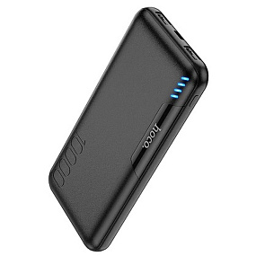 Портативное зарядное устройство Hoco J82 2USB/Micro/Type-C 10000mAh черный