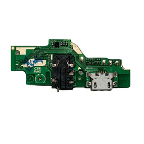 Шлейф Infinix Hot 10 Lite (X657B) плата на системный разъем/разъем гарнитуры/микрофон