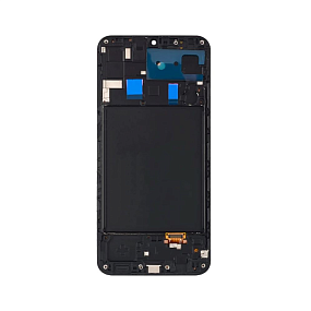 Дисплей для телефона Samsung A205 (A20) модуль Черный - AAA (AMOLED)