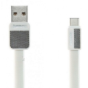 Дата кабель Type-C - USB Remax Metal RC-044a белый