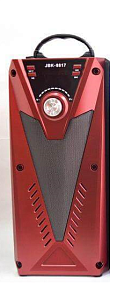 Колонка JBK-8817 (Bluetooth/MicroSD/USB/FM/AUX) 10W красная