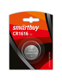 Таблетка SmartBuy CR1616 1BL 1шт