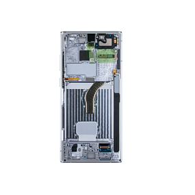 Дисплей для телефона Samsung S908B (S22 Ultra) модуль Белый - Оригинал