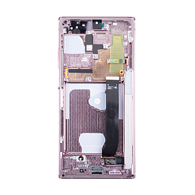 Дисплей для телефона Samsung N985F/N986F (Note 20 Ultra) модуль Коричневато-Бронзовый - Оригинал