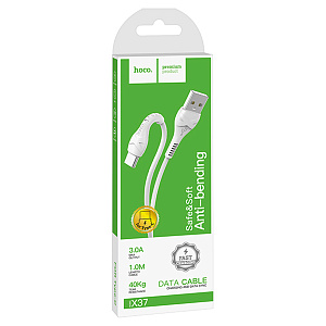 Дата кабель Type-C - USB Hoco X37 3A 1м белый