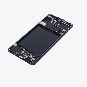 Рамка дисплея Samsung A715F (A71) Черная