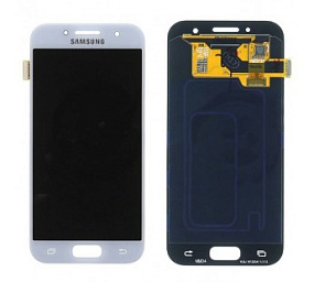 Дисплей для телефона Samsung A320F (A3 2017) в сборе с тачскрином Золото - (TFT)