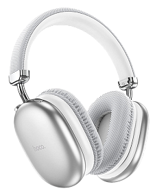 Bluetooth-наушники Hoco W35 Max полноразмерные (шумоподавление) серебро