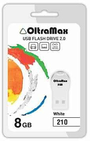 8Gb OltraMax 210 белая 2.0