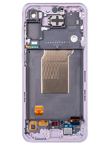 Дисплей для телефона Samsung A556E (A55 5G) модуль с рамкой Лавандовый - Оригинал