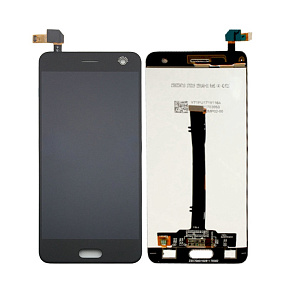 Дисплей для телефона ZTE Blade V8 в сборе с тачскрином Черный