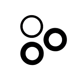 Стекло камеры iPhone 13 Pro/13 Pro Max (комплект 3 шт.) Черное