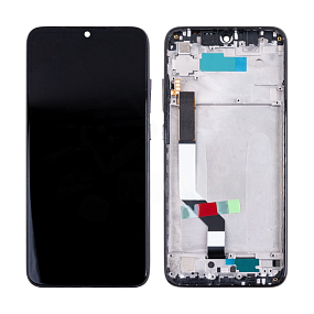 Дисплей для телефона Xiaomi Redmi Note 7/Note 7 Pro (M1901F7H) модуль с рамкой Черный - Оригинал